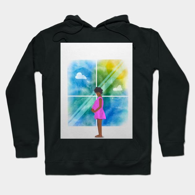 Pregnant Hoodie by Blaze Designs